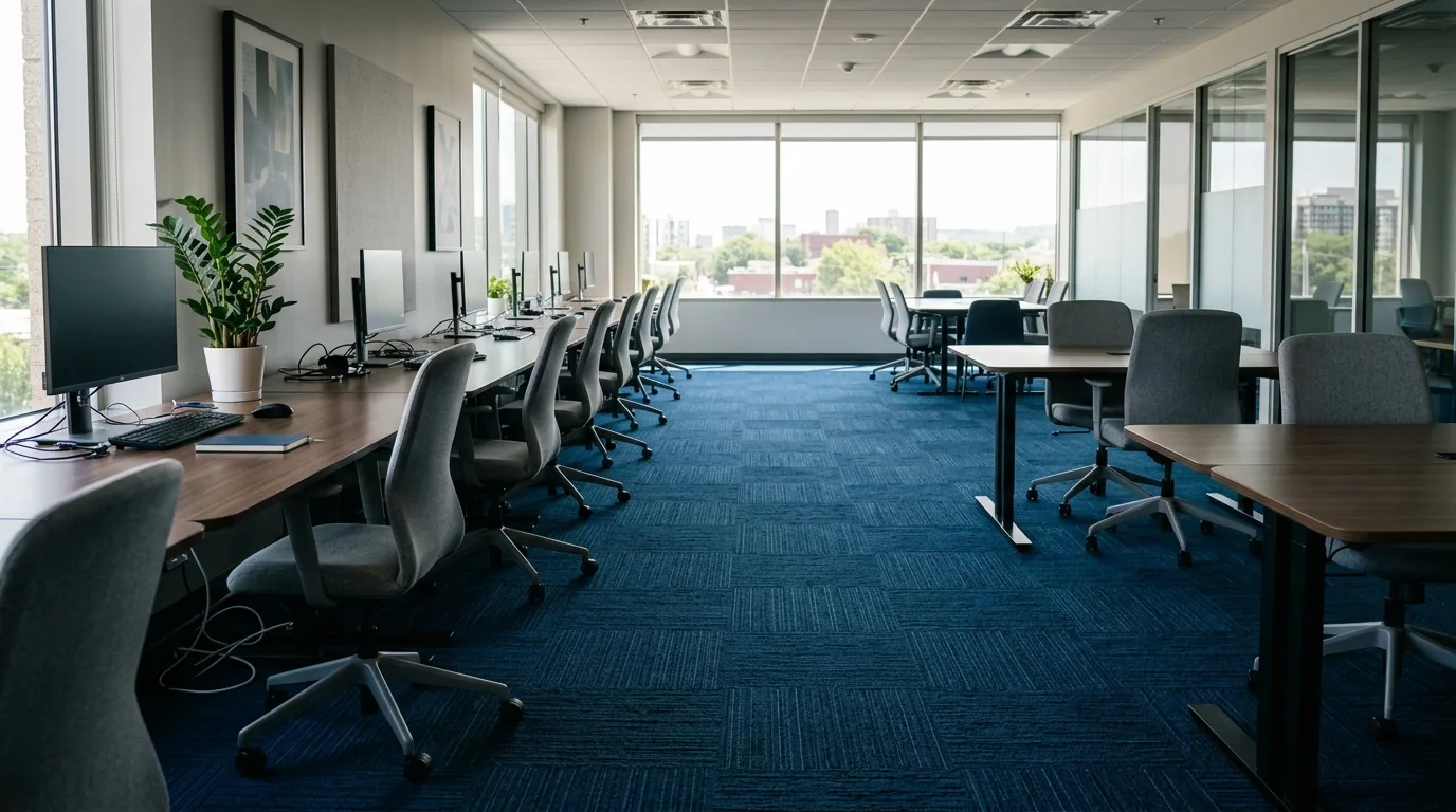 The finished result of professional carpet care: the completed work looking clean, correct and — Decatur, IL